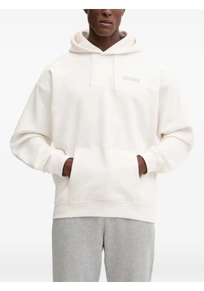 GUESS USA pouch-pocket hoodie - White