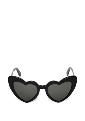 Saint Laurent Eyewear Loulou heart-frame sunglasses - Black