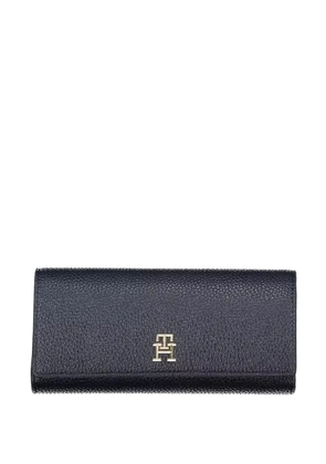 Tommy Hilfiger pebbled leather wallet - Blue