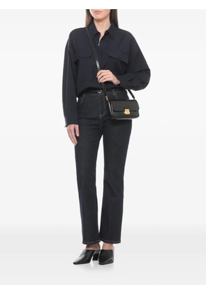 Coccinelle mini C-Me Lock logo-plaque shoulder bag - Black