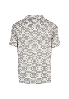 Boardies Ilfracombe shell-print camp-collar shirt - Green