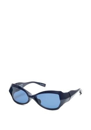 Undercover geometric-frame sunglasses - Blue