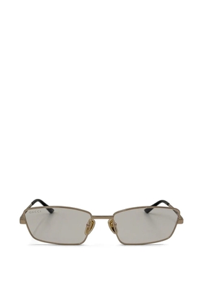 Gucci rectangle-frame sunglasses - Gold