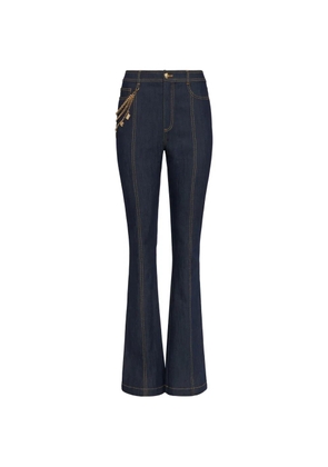 Cinq A Sept The Love Token Shailene chain love token jeans - Blue