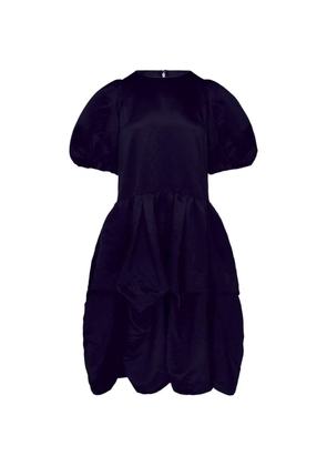 Comme Des Garçons Comme Des Garçons puff-sleeve ruffled dress - Blue