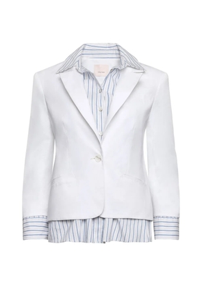 Cinq A Sept Peri striped blazer - White