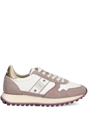 Blauer suede leather trainers - White