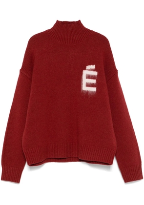 Études Studio high-neck sweater - Red