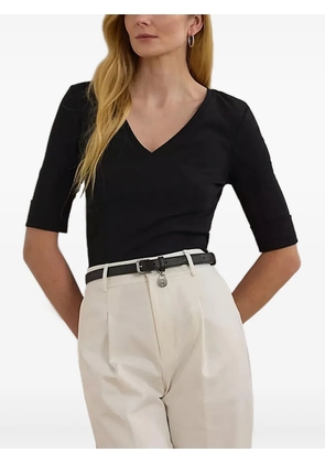 Lauren Ralph Lauren V-neck half-sleeve T-shirt - Black