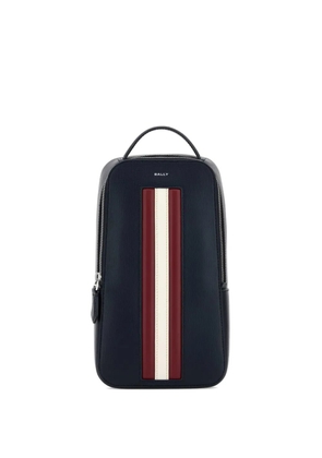Bally Mythos stripe-detail shoulder bag - Blue