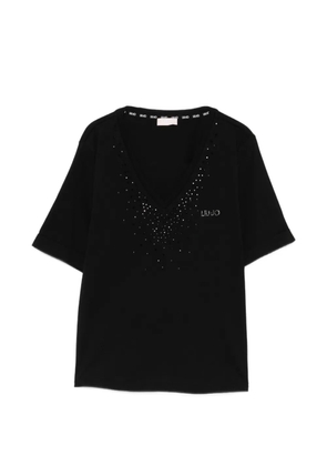 LIU JO V-neck T-shirt - Black