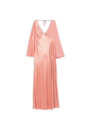 LE RJTANGE V-neck maxi dress - Pink