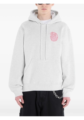 Carhartt WIP logo-print drawstring hoodie - Grey