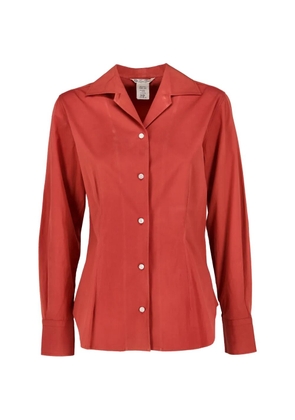 Loro Piana Pre-Owned spread-collar buttoned shirt - Red