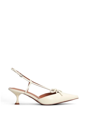 Lola Cruz Audrey bow-detail slingback pumps - Neutrals
