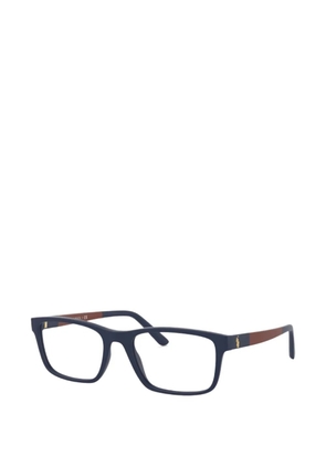 Polo Ralph Lauren rectangle-frame glasses - Blue