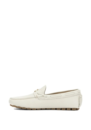 Valentino Garavani VLogo Signature leather loafers - White