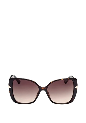 GUESS USA tortoiseshell-effect cat-eye sunglasses - Brown