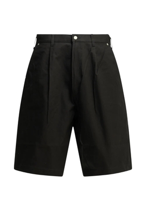 Comme des Garçons Homme pleated cotton shorts - Black