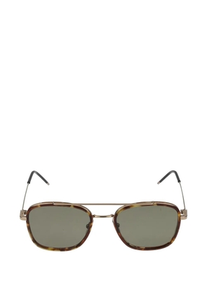 Thom Browne tortoiseshell-effect double-bridge sunglasses