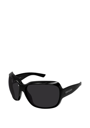 Gucci Eyewear oversized-frame sunglasses - Black