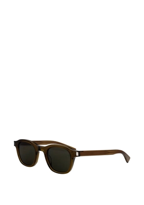 Saint Laurent SL 880 square-frame sunglasses - Brown