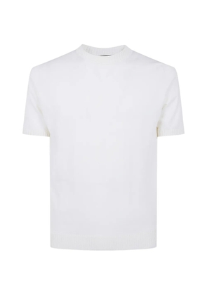 Filippo De Laurentiis ribbed-trim knitted t-shirt - White