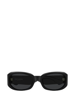 Saint Laurent Eyewear oval-frame sunglasses - Black