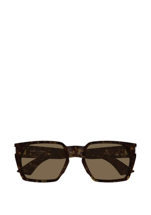 Saint Laurent Eyewear square-frame sunglasses - Brown