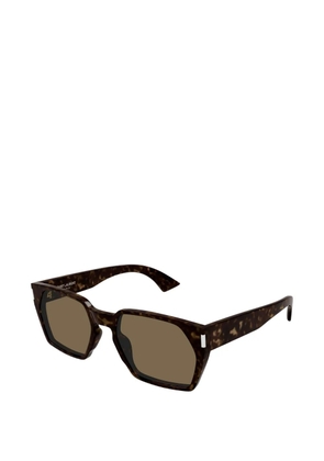 Saint Laurent Eyewear square-frame sunglasses - Brown