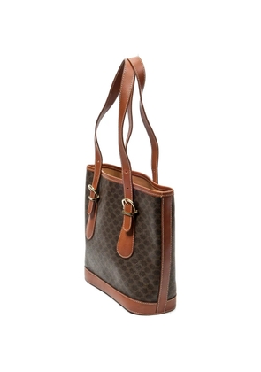 Celine Pre-Owned Triomphe Macadam Monogram tote bag - Brown