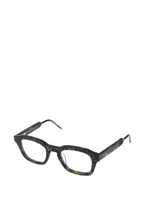 Thom Browne tortoiseshell-effect glasses - Blue
