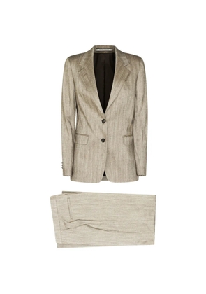 Tagliatore herringbone-pattern suit - Neutrals