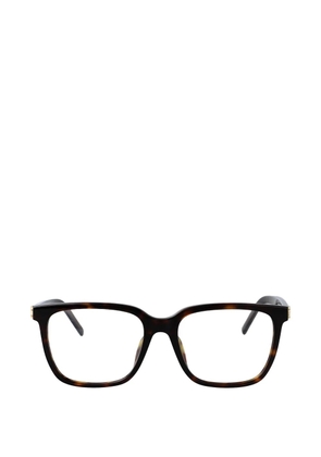 Saint Laurent Eyewear square-frame glasses - Brown