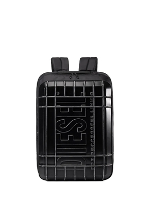 Diesel embossed-logo backpack - Black