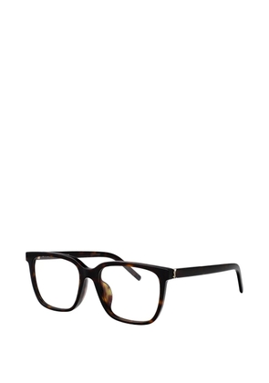 Saint Laurent Eyewear square-frame glasses - Brown