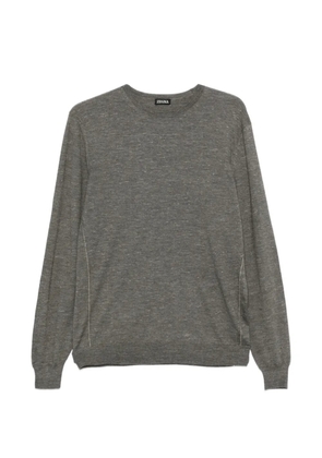 Zegna fine-knit top - Grey