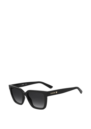 Love Moschino logo-detail sunglasses - Black