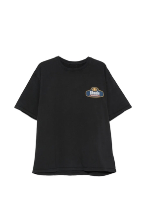RHUDE logo-print T-shirt - Black