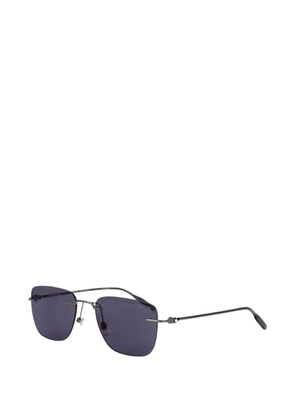Montblanc rectangle-frame sunglasses - Silver