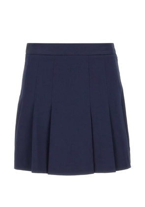Lacoste pleated gabardine skirt - Blue