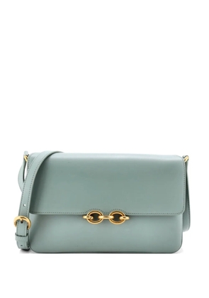 Saint Laurent Pre-Owned Le Maillon Shoulder Bag Leather Medium crossbody bag - Green