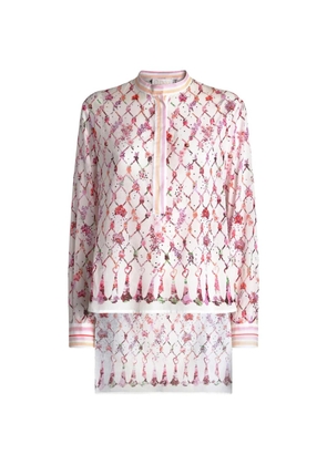 Genny floral-print long-sleeve shirt - Multicolour