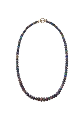Lizzie Fortunato black opal graduated necklace