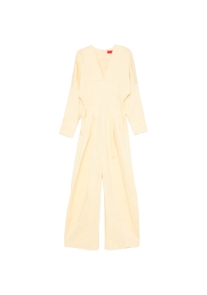 THELATEST V-neck pleated jumpsuit - Yellow