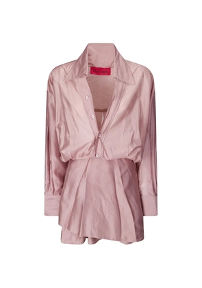 THELATEST Denise button-up mini dress - Pink
