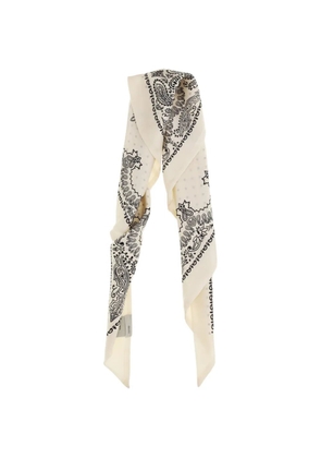 Destin paisley polka-dot scarf - Neutrals