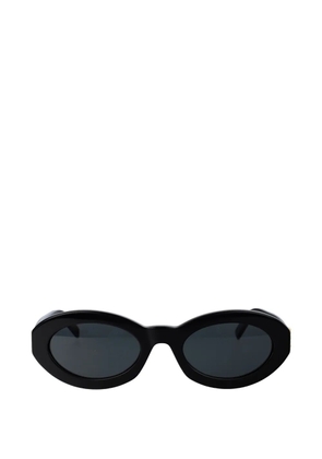 Saint Laurent oval-frame sunglasses - Black