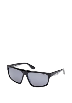 BMW Eyewear Navigator rectangle-frame sunglasses - Black