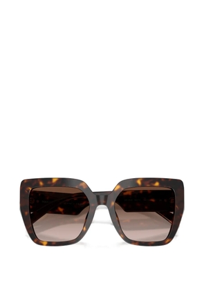 Dolce & Gabbana Eyewear tortoiseshell-effect square-frame sunglasses - Brown